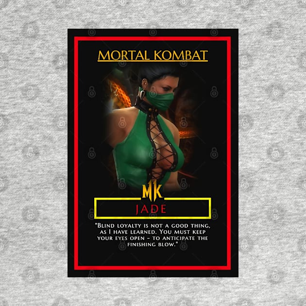 Jade Mortal Kombat (MK) Characters, Poster,sticker and more. by Semenov